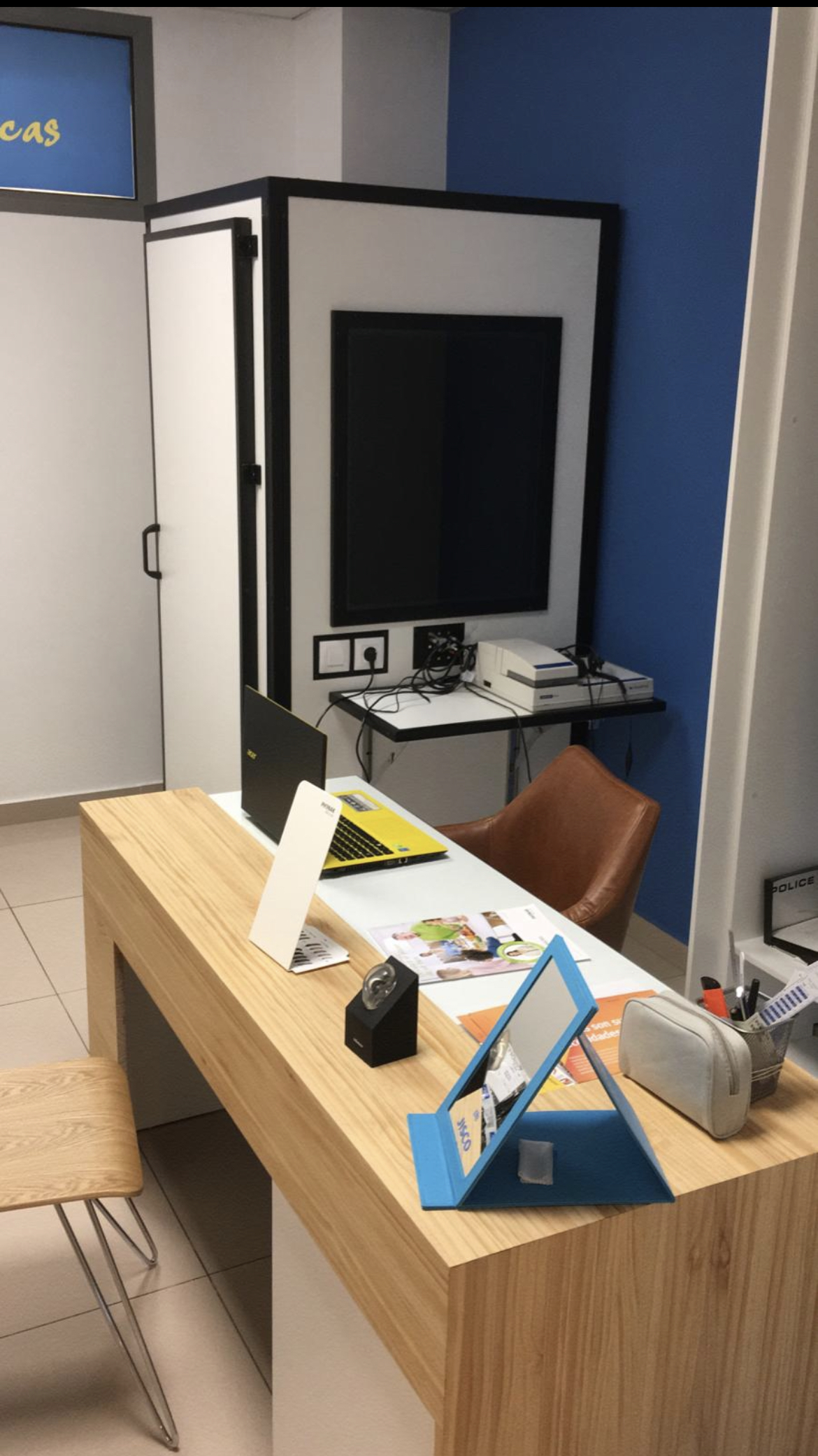 Interior de Óptica Evisión Martínez Maldonado