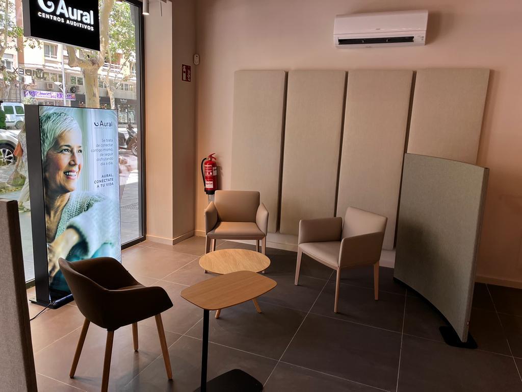 Interior de Centro Auditivo Aural de Palma de Mallorca