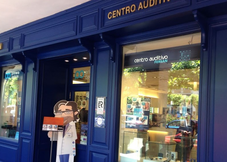 Interior de Centro Auditivo Fersan Alcalá