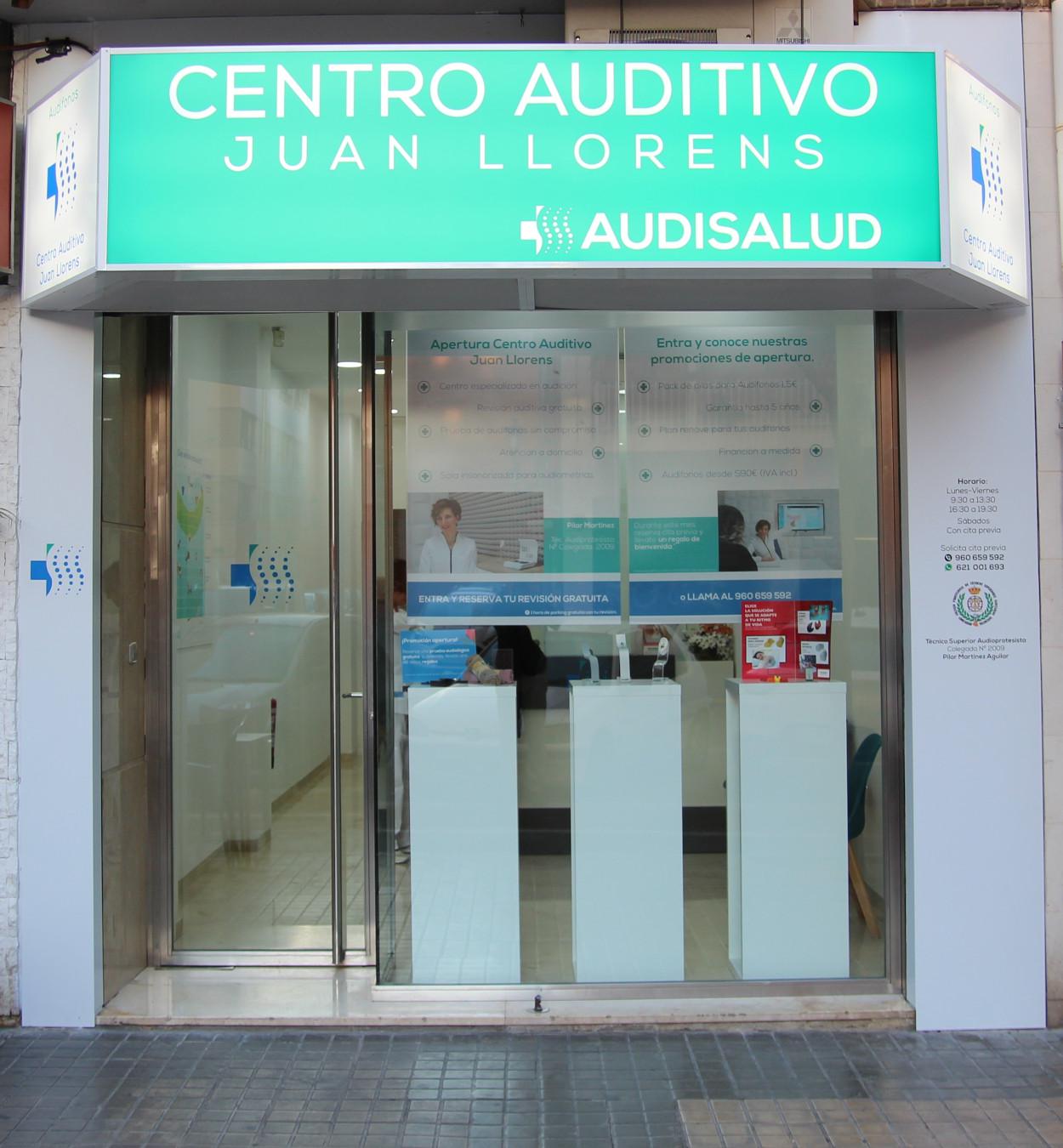 Interior de Centro Auditivo Juan Llorens - Audífonos Valencia