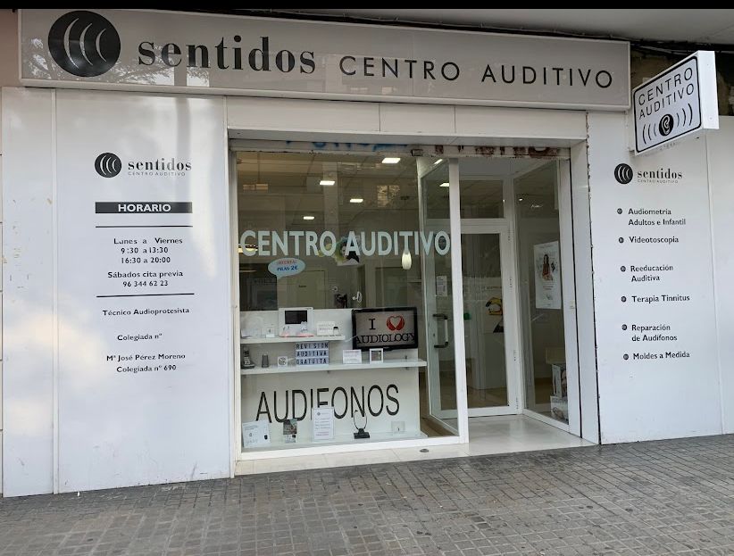 Interior de Sentidos Centro auditivo Valencia
