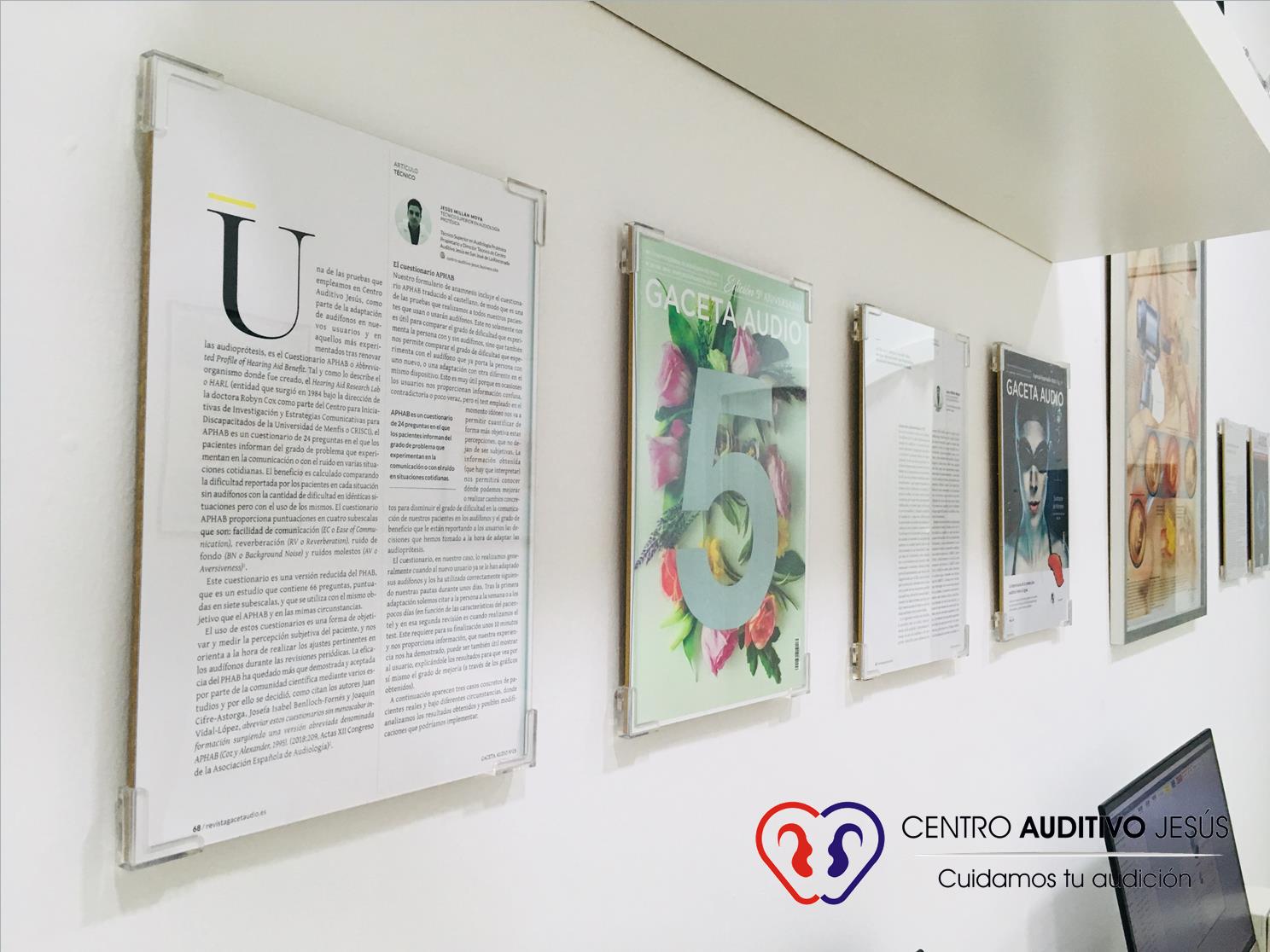 Interior de Centro Auditivo Jesús