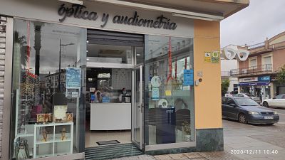 Interior de Óptica Martínez Prieto
